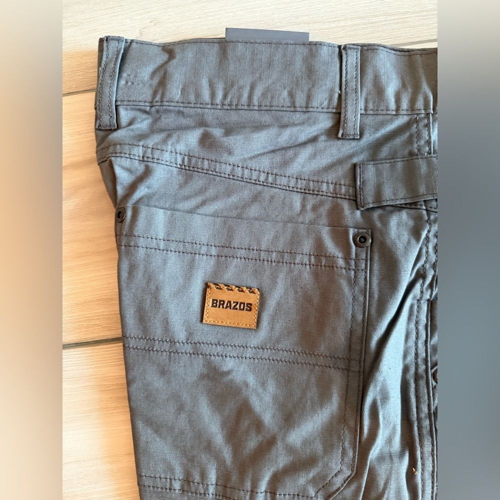 Brazos Carpenter Ripstop Work Pant Grey 32Wx32L NWT - Picture 10 of 10